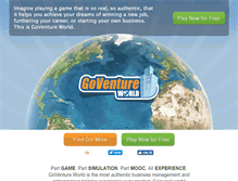 Tablet Screenshot of goventureworld.com